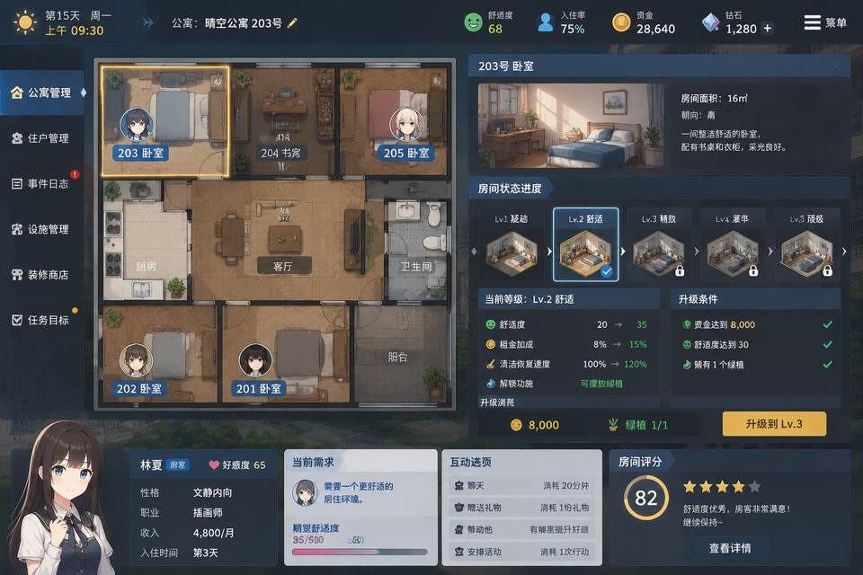 ROOM 角色路线 场景图 3